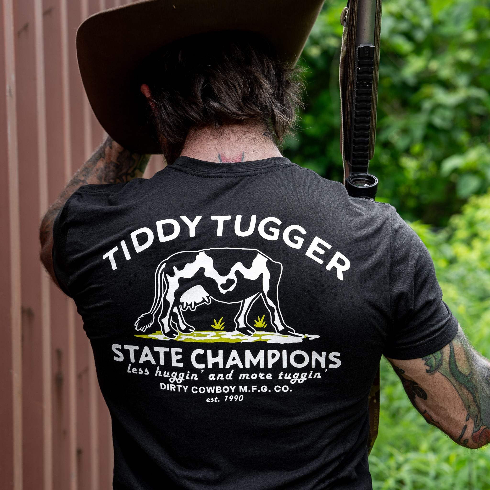 Tiddy Tugger State Champions Men's T-Shirt - DIRTY COWBOY USA - Flyclothing LLC