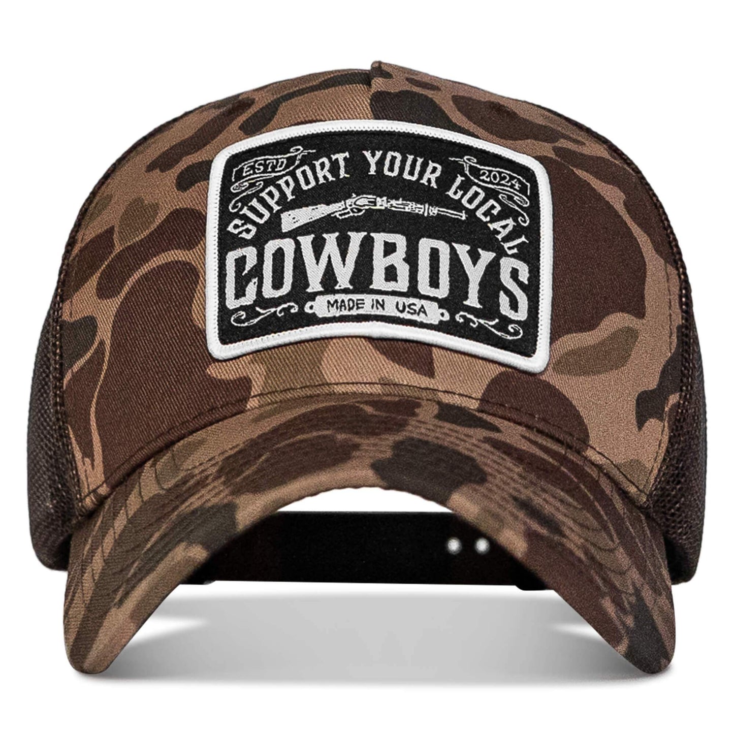 Support Your Local Cowboys Patch Snapback Hat - DIRTY COWBOY USA - Flyclothing LLC