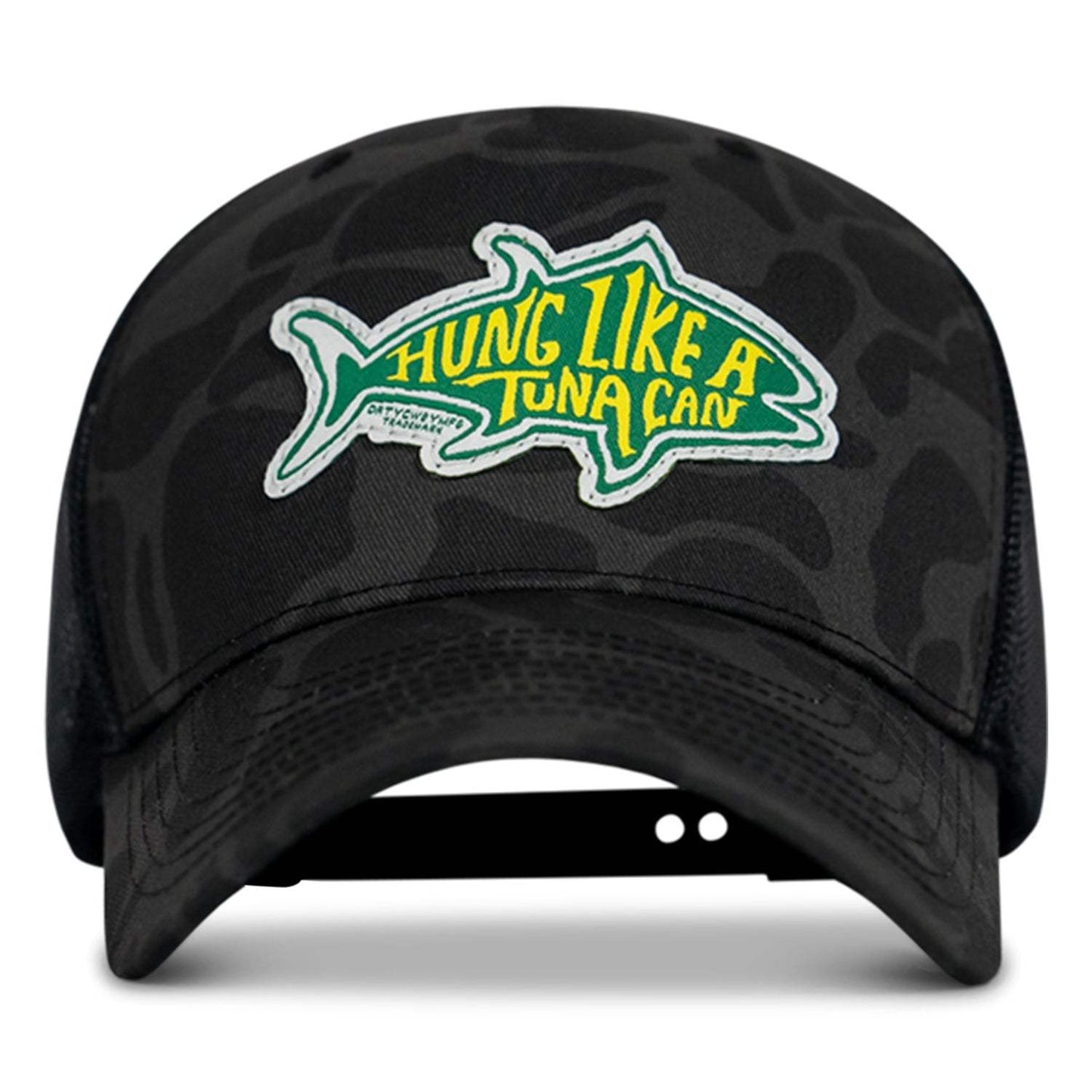 Hung Like A Tuna Can Patch Snapback Hat - DIRTY COWBOY USA - Flyclothing LLC