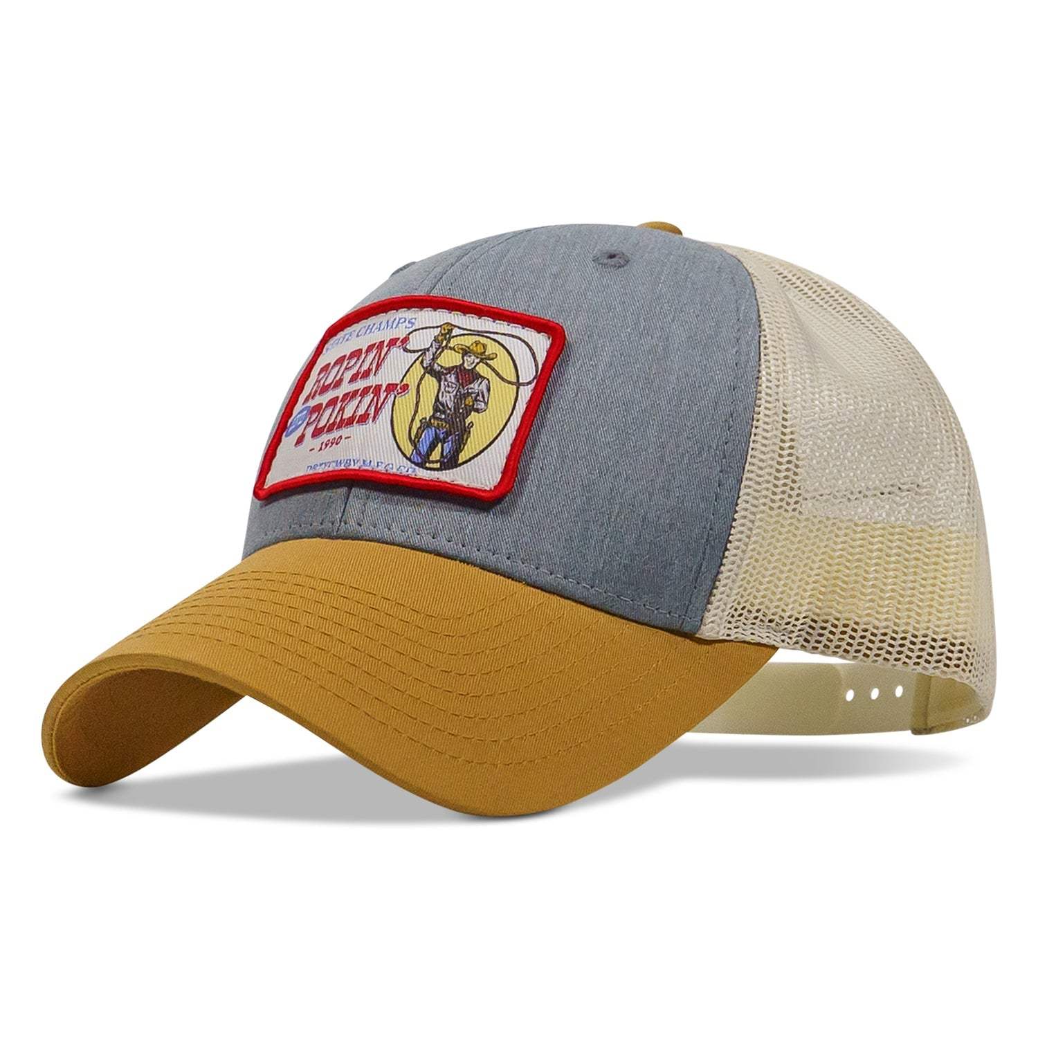 Ropin' and Pokin' Dirty Cowboys Patch SnapBack Hat - DIRTY COWBOY USA - Flyclothing LLC