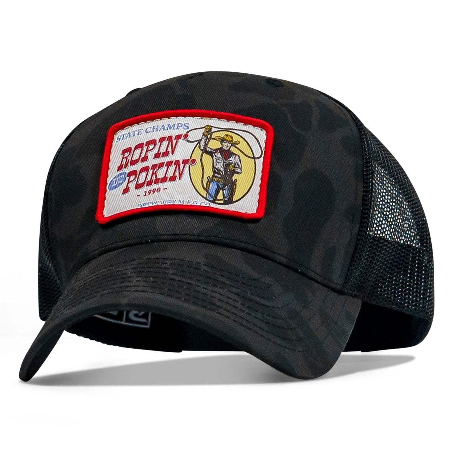 Ropin' and Pokin' Dirty Cowboys Patch SnapBack Hat - DIRTY COWBOY USA - Flyclothing LLC