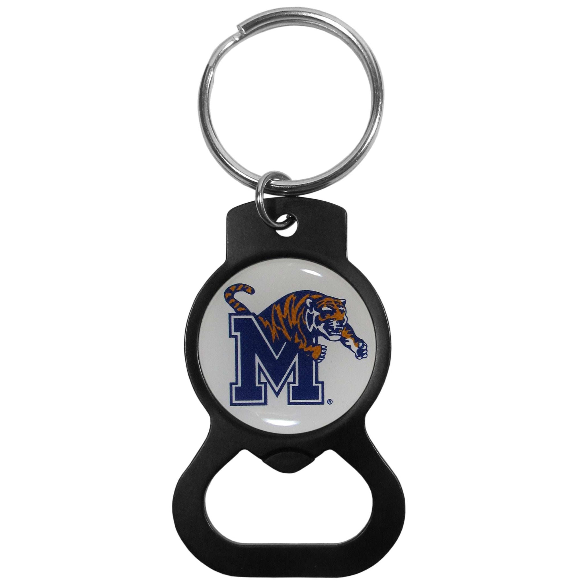 Memphis Tigers Bottle Opener Key Chain Black - Memphis Tigers - Flyclothing LLC