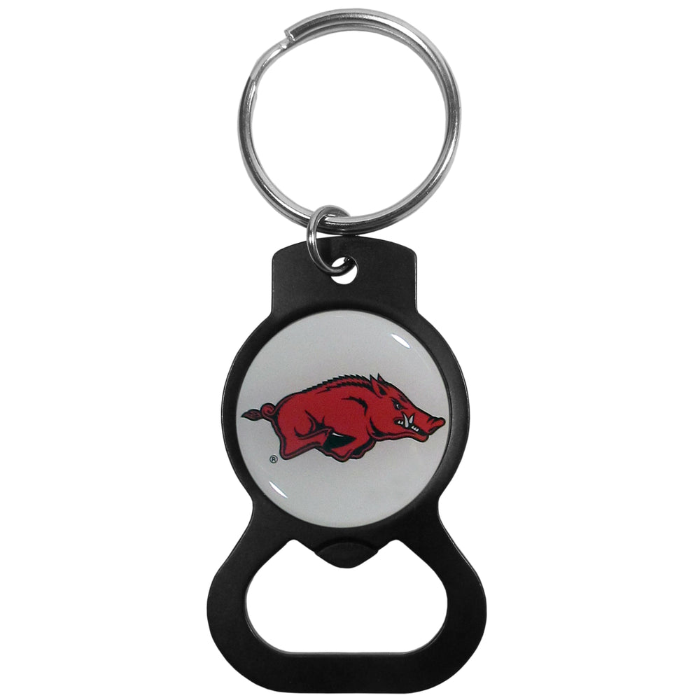 Arkansas Razorbacks Bottle Opener Key Chain Black