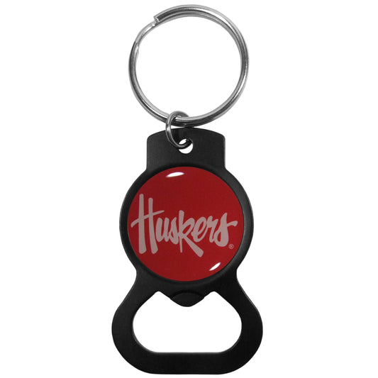 Nebraska Cornhuskers Bottle Opener Key Chain Black - Nebraska Cornhuskers - Flyclothing LLC