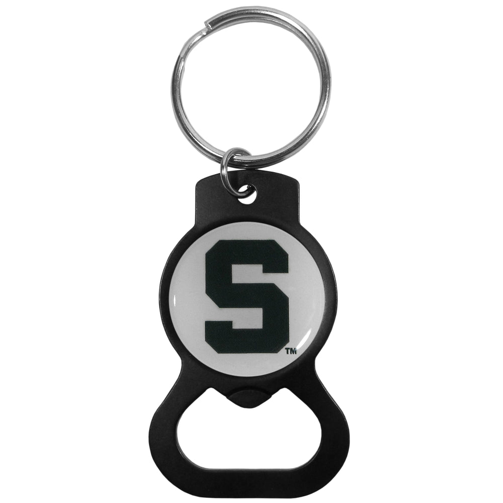 Michigan St. Spartans Bottle Opener Key Chain Black