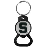Michigan St. Spartans Bottle Opener Key Chain Black