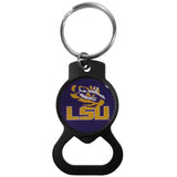 LSU Tigers Bottle Opener Key Chain Black