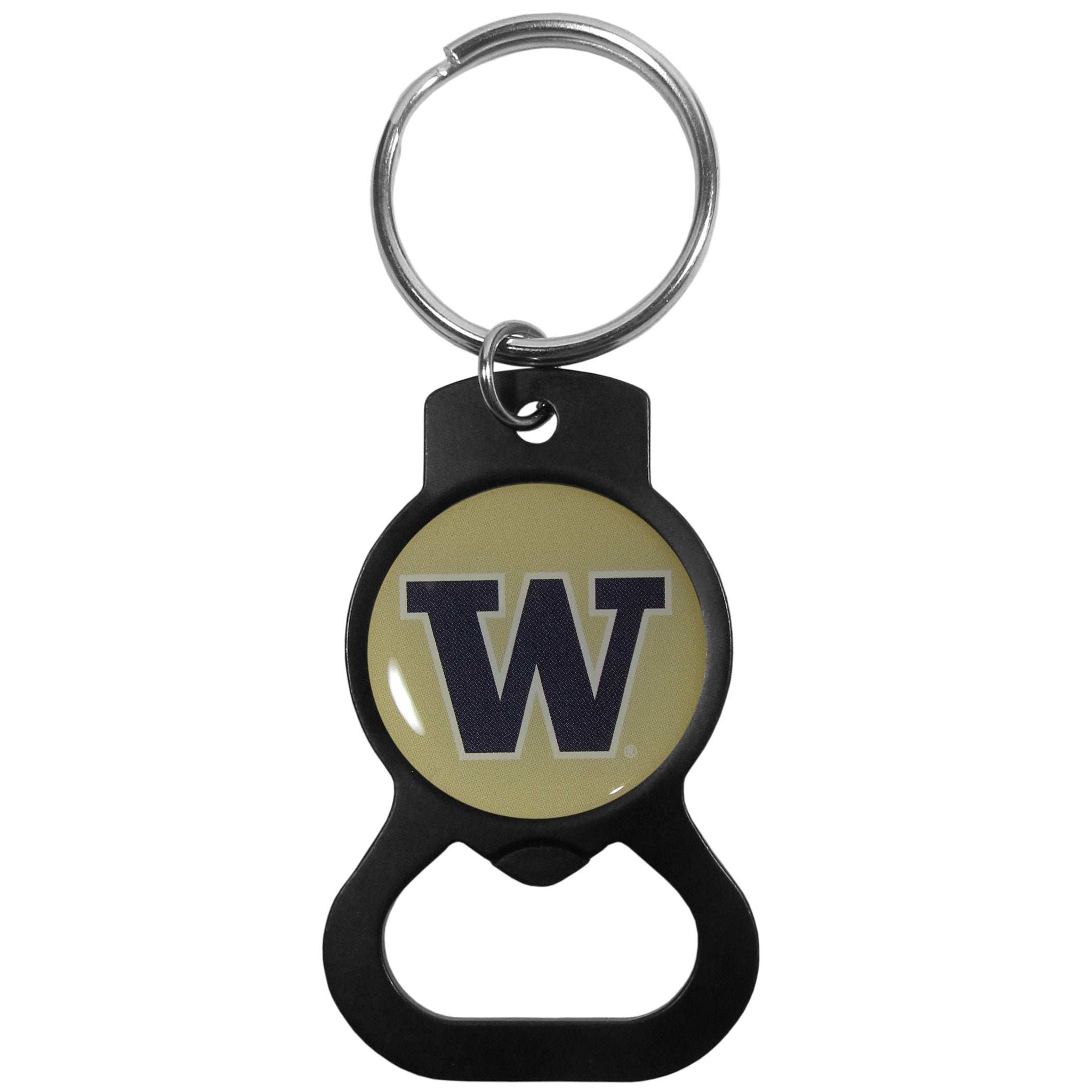 Washington Huskies Bottle Opener Key Chain Black - Washington Huskies - Flyclothing LLC