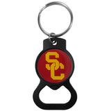 USC Trojans Bottle Opener Key Chain Black