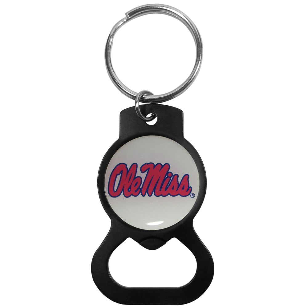 Mississippi Rebels Bottle Opener Key Chain Black