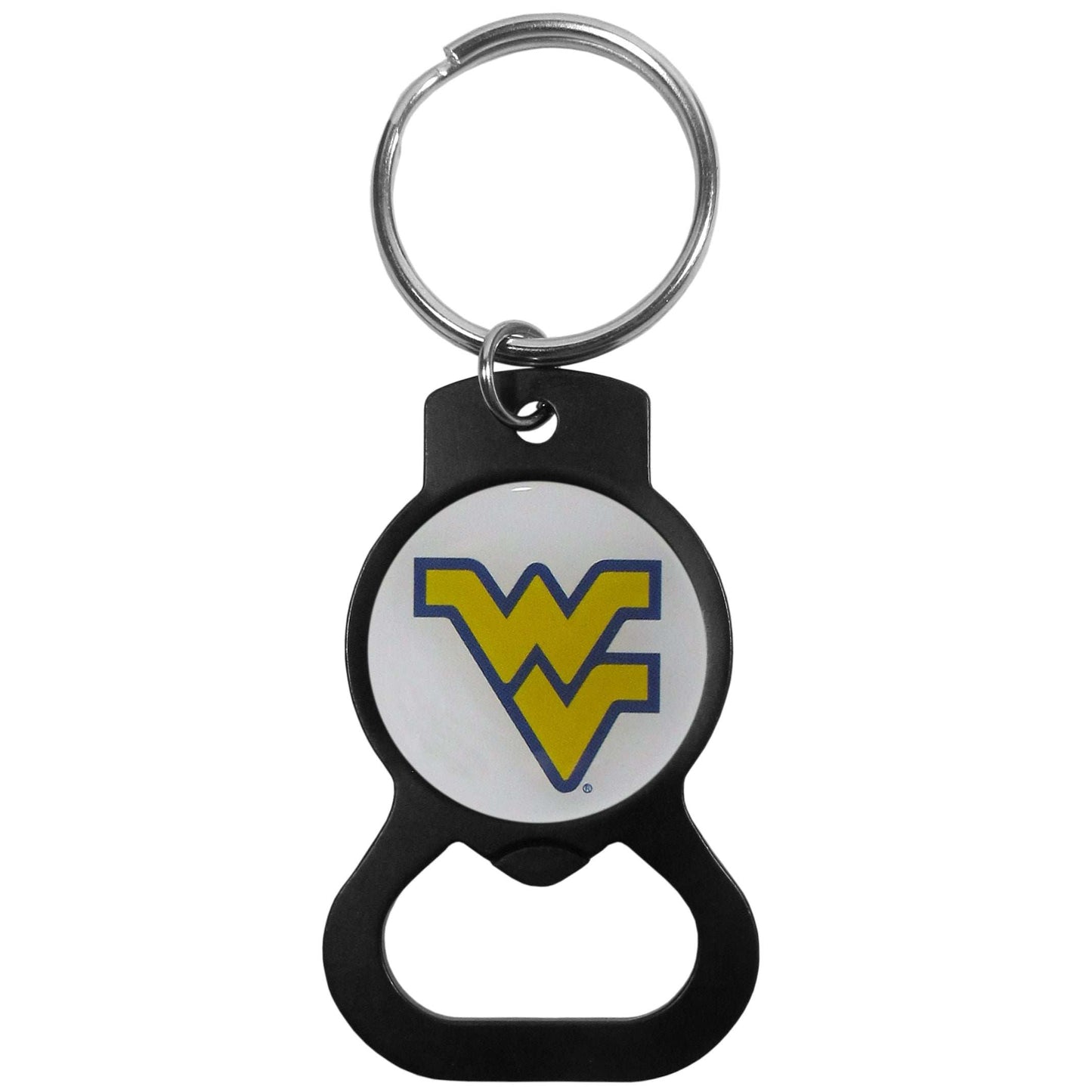 W. Virginia Mountaineers Bottle Opener Key Chain Black - W. Virginia Mountaineers - Flyclothing LLC