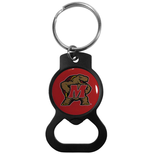Maryland Terrapins Bottle Opener Key Chain Black - Maryland Terrapins - Flyclothing LLC