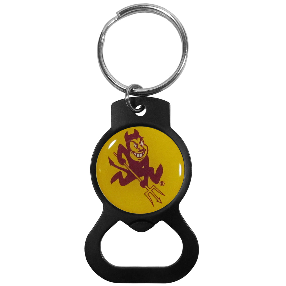 Arizona St. Sun Devils Bottle Opener Key Chain Black