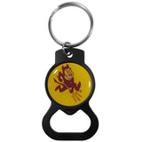 Arizona St. Sun Devils Bottle Opener Key Chain Black