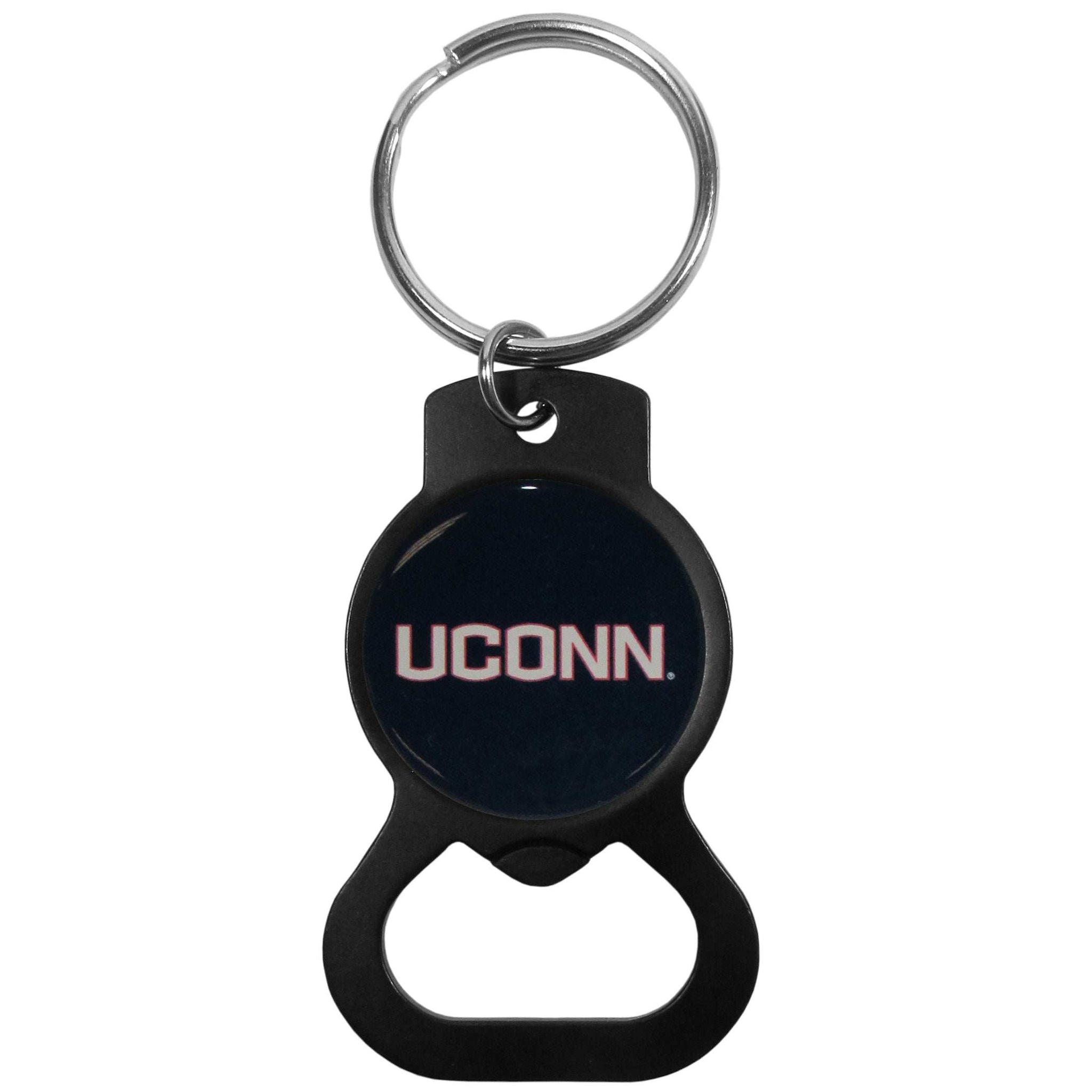 UCONN Huskies Bottle Opener Key Chain Black - UCONN Huskies - Flyclothing LLC