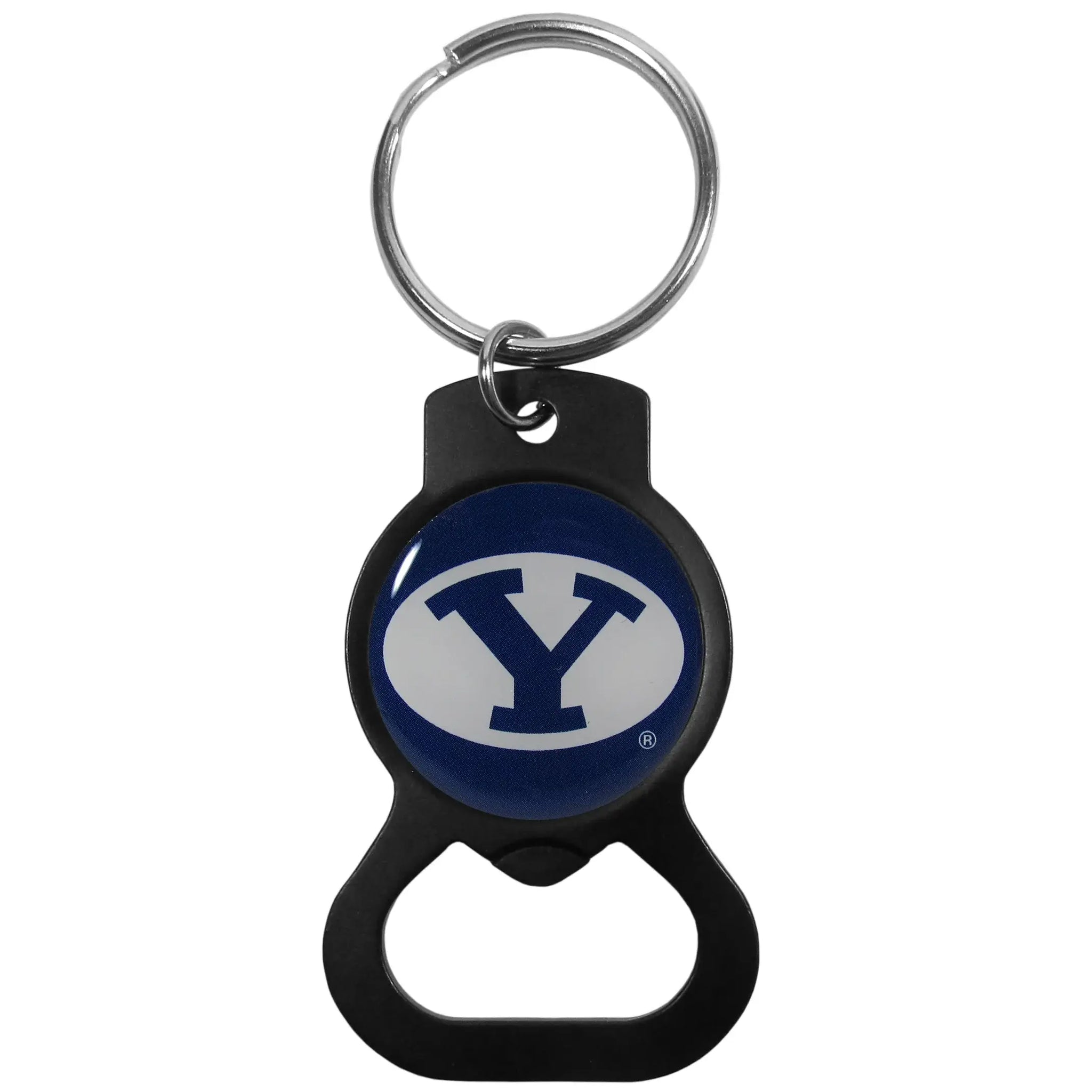 BYU Cougars Bottle Opener Key Chain Black - BYU Cougars - Flyclothing LLC