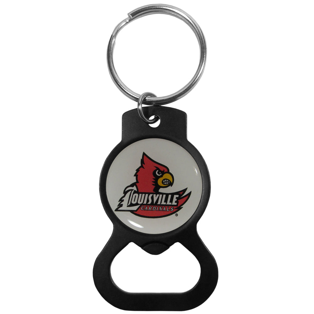 Louisville Cardinals Bottle Opener Key Chain Black