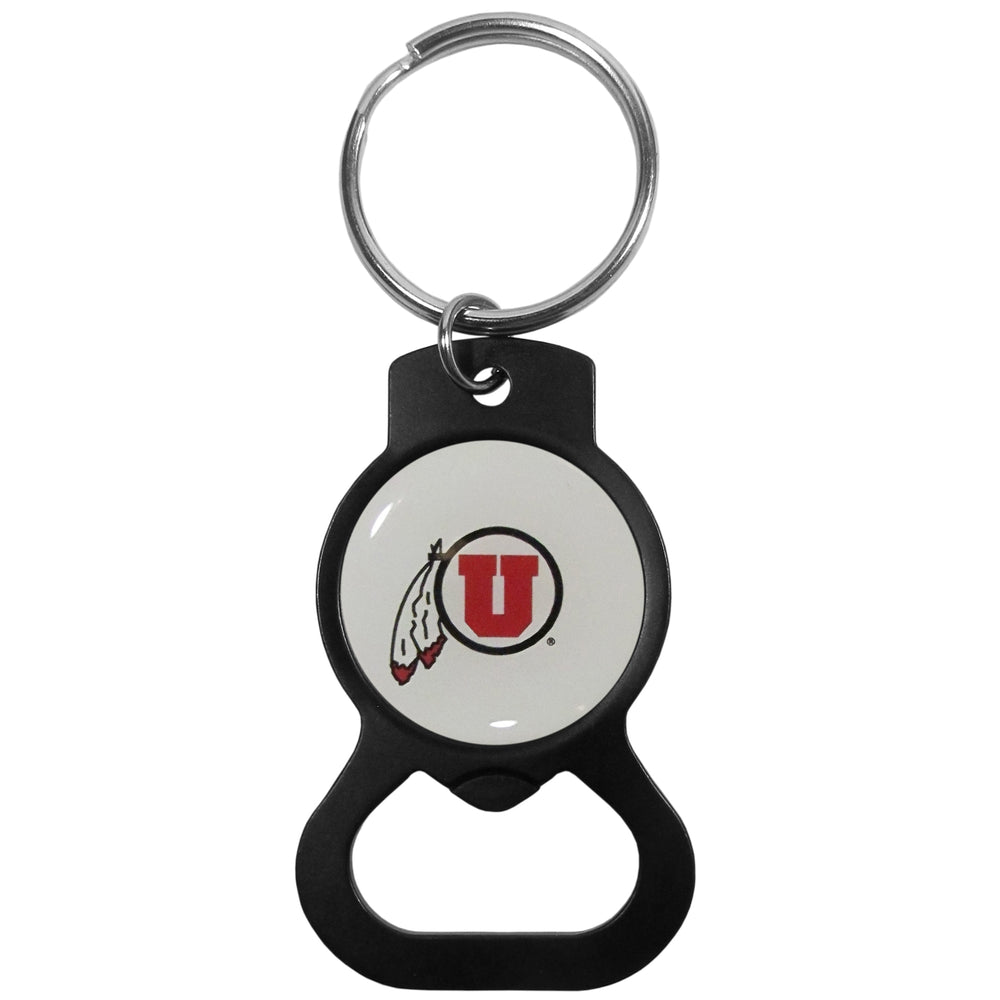 Utah Utes Bottle Opener Key Chain Black