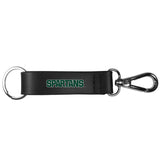 Michigan St. Spartans Black Strap Key Chain