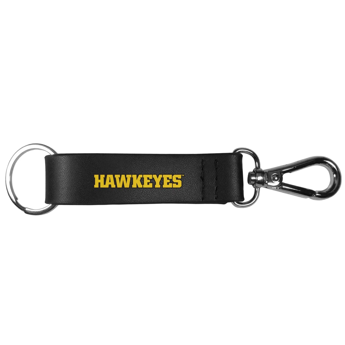 Iowa Hawkeyes Black Strap Key Chain - Iowa Hawkeyes - Flyclothing LLC