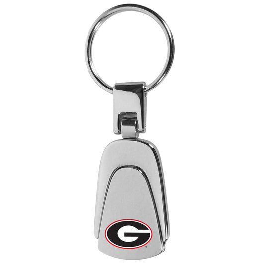 Georgia Bulldogs Steel Teardop Key Chain - Georgia Bulldogs - Flyclothing LLC