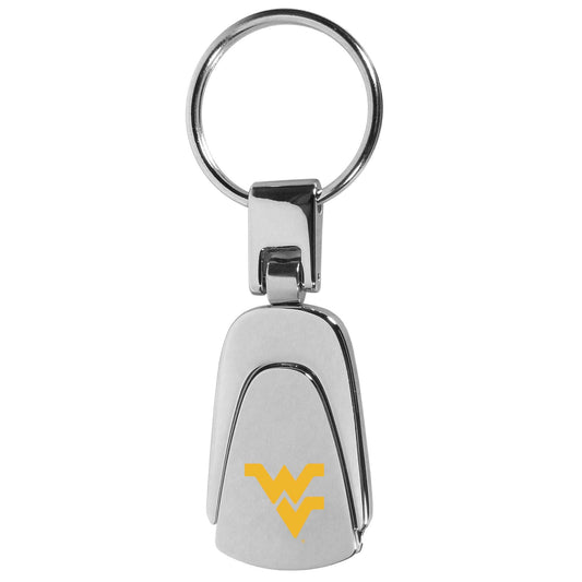 W. Virginia Mountaineers Steel Teardop Key Chain - W. Virginia Mountaineers - Flyclothing LLC