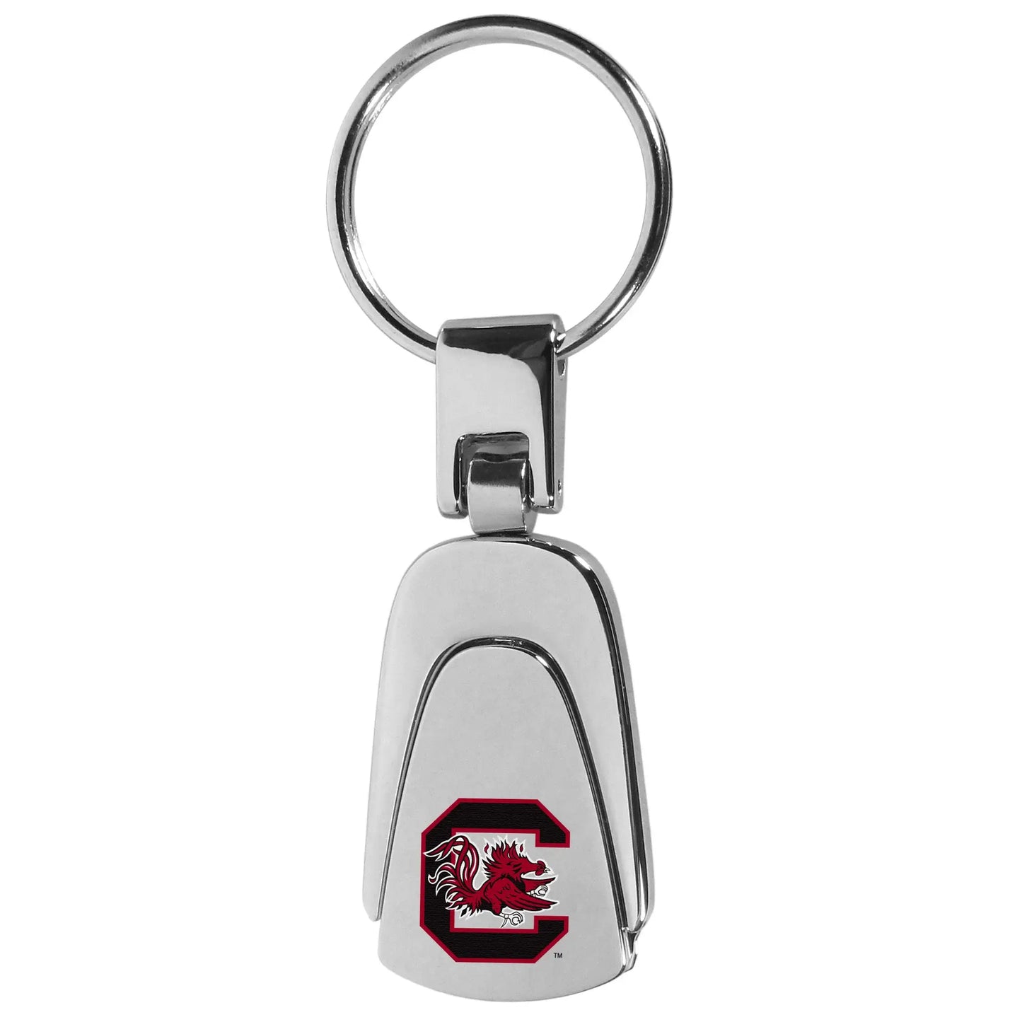 S. Carolina Gamecocks Steel Teardop Key Chain - S. Carolina Gamecocks - Flyclothing LLC