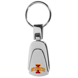 Iowa St. Cyclones Steel Teardop Key Chain