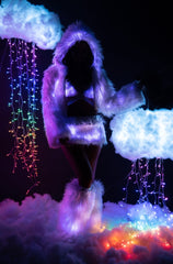 J-Valentine CL524 - Light-Up Hooded Cropped Jacket - J. Valentine