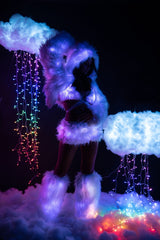 J-Valentine CL524 - Light-Up Hooded Cropped Jacket - J. Valentine