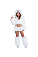J-Valentine CL524 - Light-Up Hooded Cropped Jacket - J. Valentine