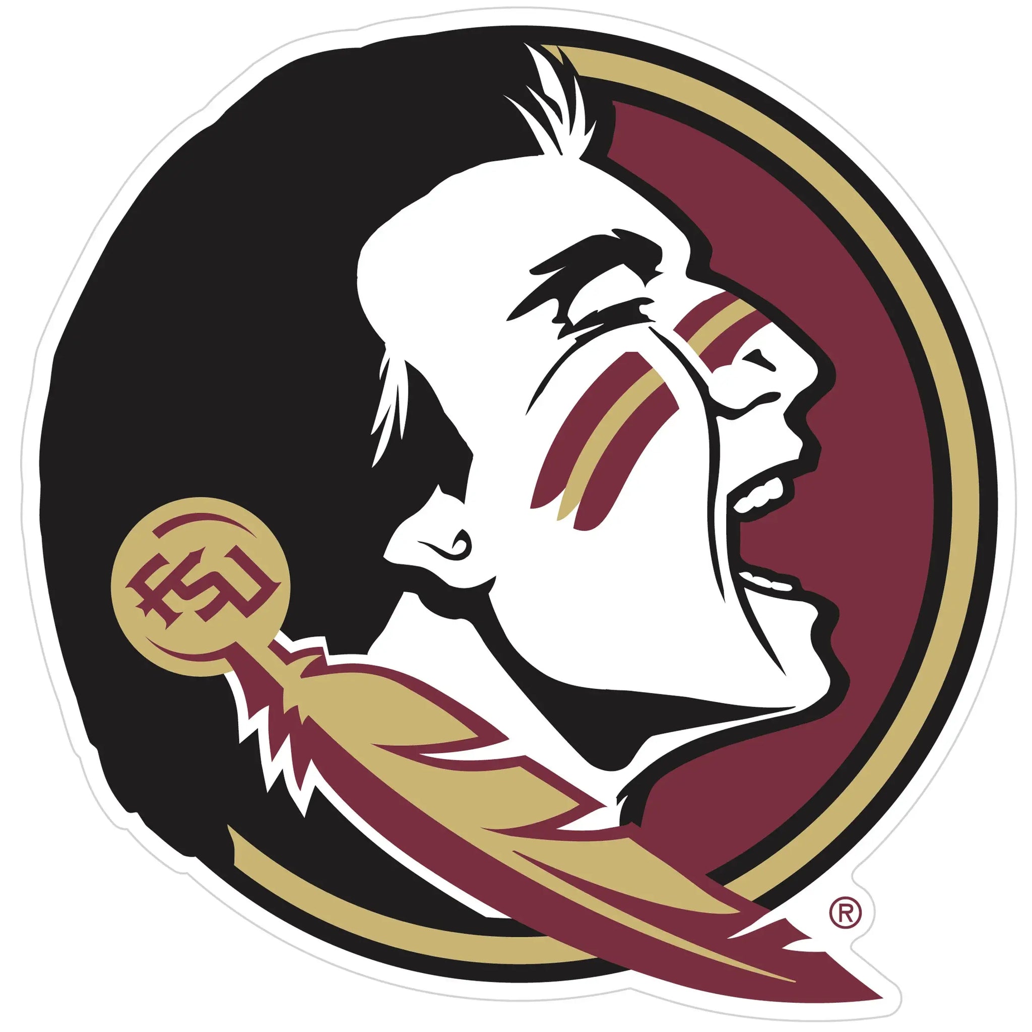 Florida St. Seminoles 8 inch Logo Magnets - Florida St. Seminoles - Flyclothing LLC