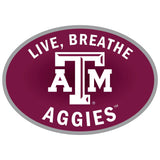 Texas A & M Aggies Live-Breath Auto Decal - Texas A & M Aggies