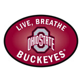Ohio St. Buckeyes Live-Breath Auto Decal - Ohio St. Buckeyes - Flyclothing LLC