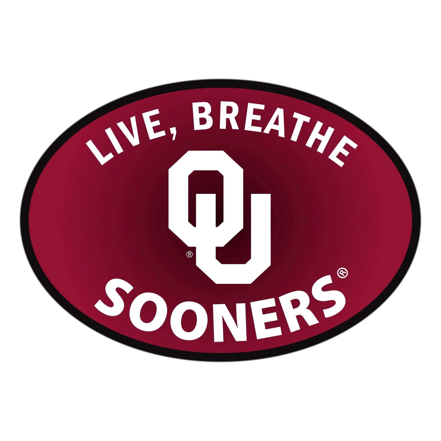 Oklahoma Sooners Live-Breath Auto Decal - Oklahoma Sooners - Flyclothing LLC
