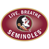 Florida St. Seminoles Live-Breath Auto Decal - Florida St. Seminoles