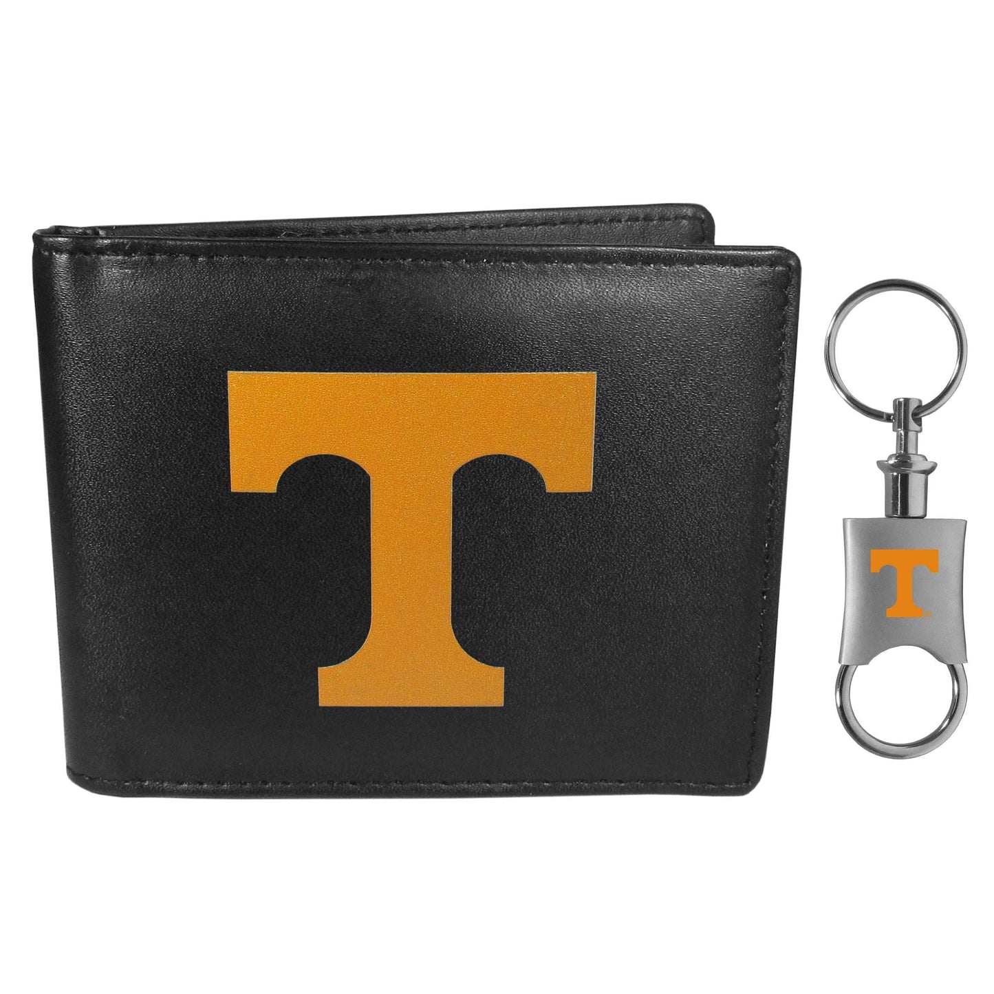 Tennessee Volunteers Leather Bi-fold Wallet & Valet Key Chain - Tennessee Volunteers - Flyclothing LLC