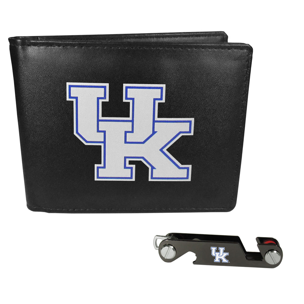 Kentucky Wildcats Leather Bi-fold Wallet & Key Organizer