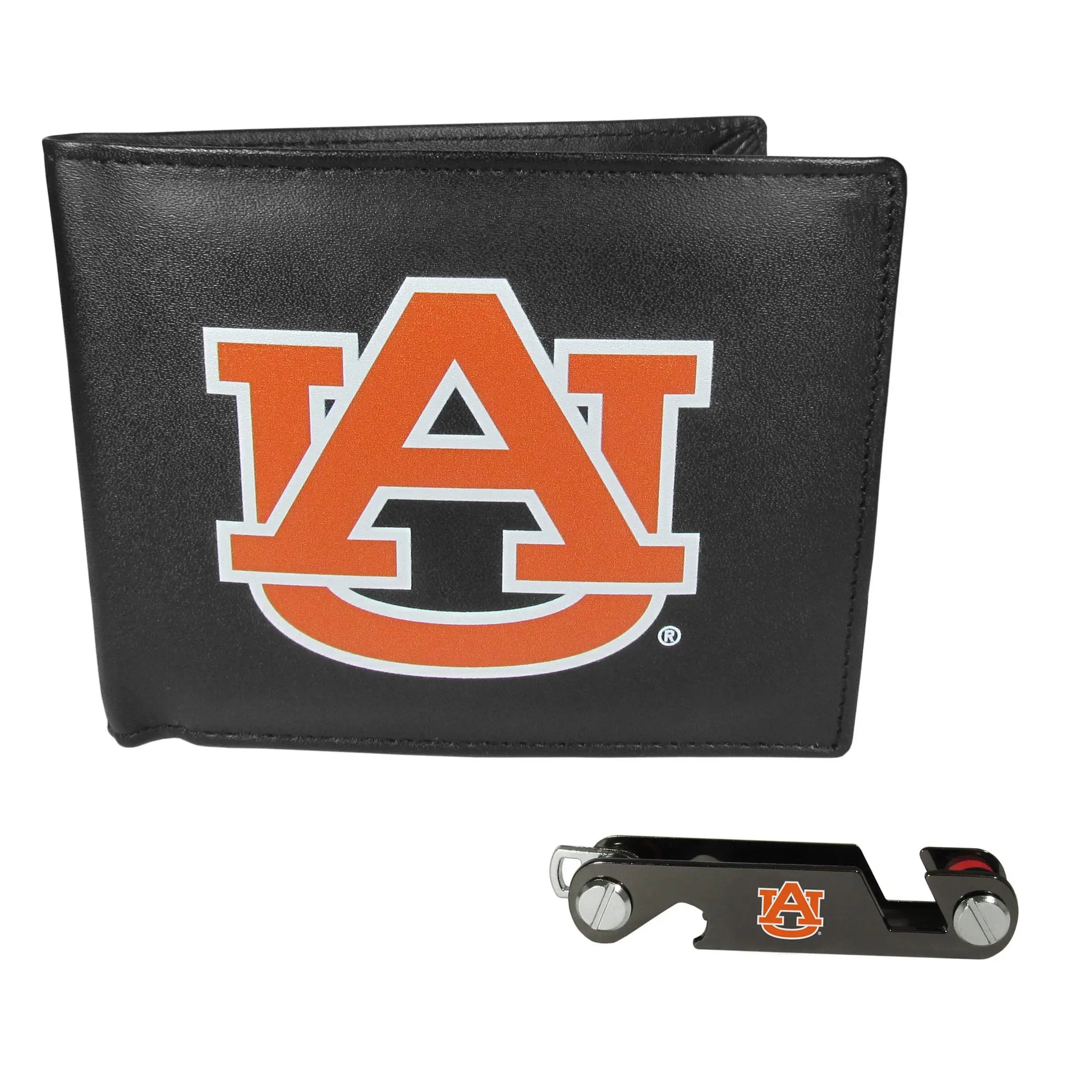 Auburn Tigers Leather Bi-fold Wallet & Key Organizer - Auburn Tigers - Flyclothing LLC