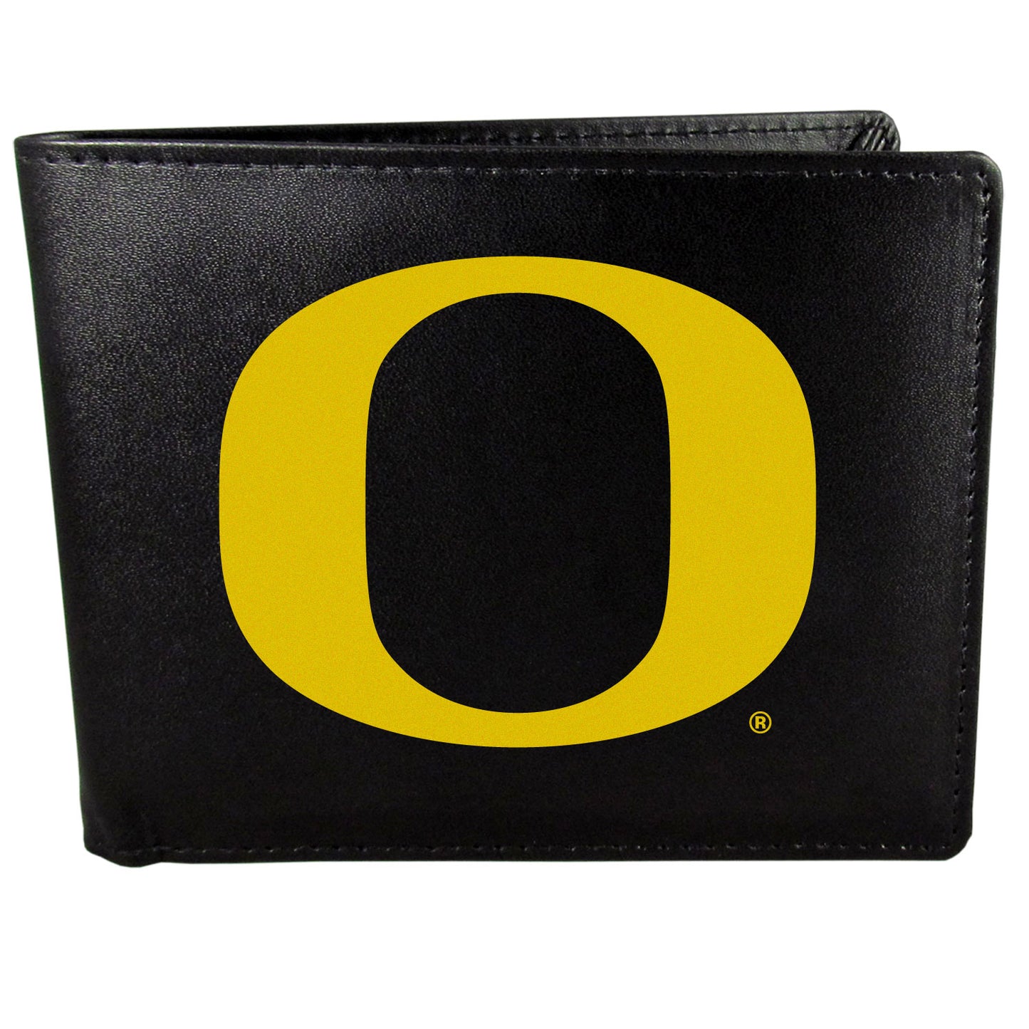 Oregon Ducks Leather Bi-fold Wallet, Large Logo