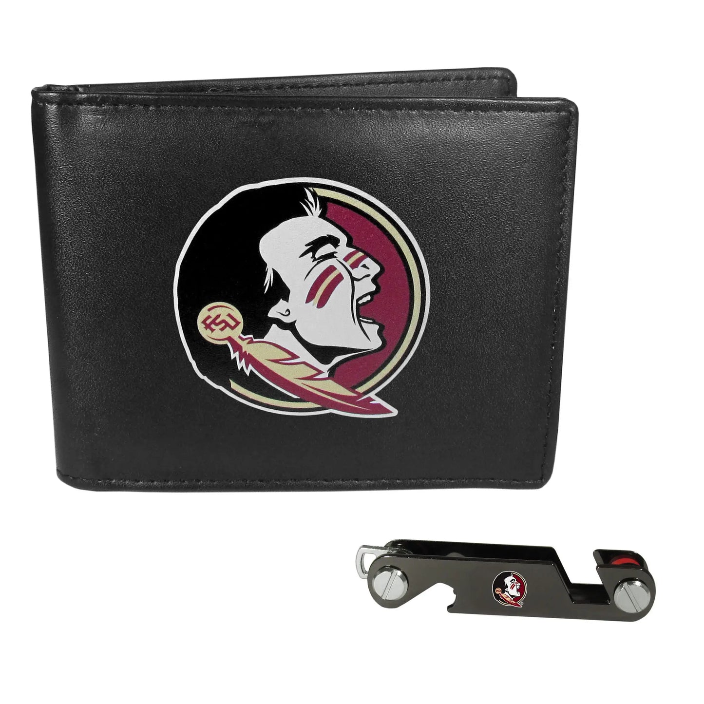 Florida St. Seminoles Leather Bi-fold Wallet & Key Organizer - Florida St. Seminoles - Flyclothing LLC