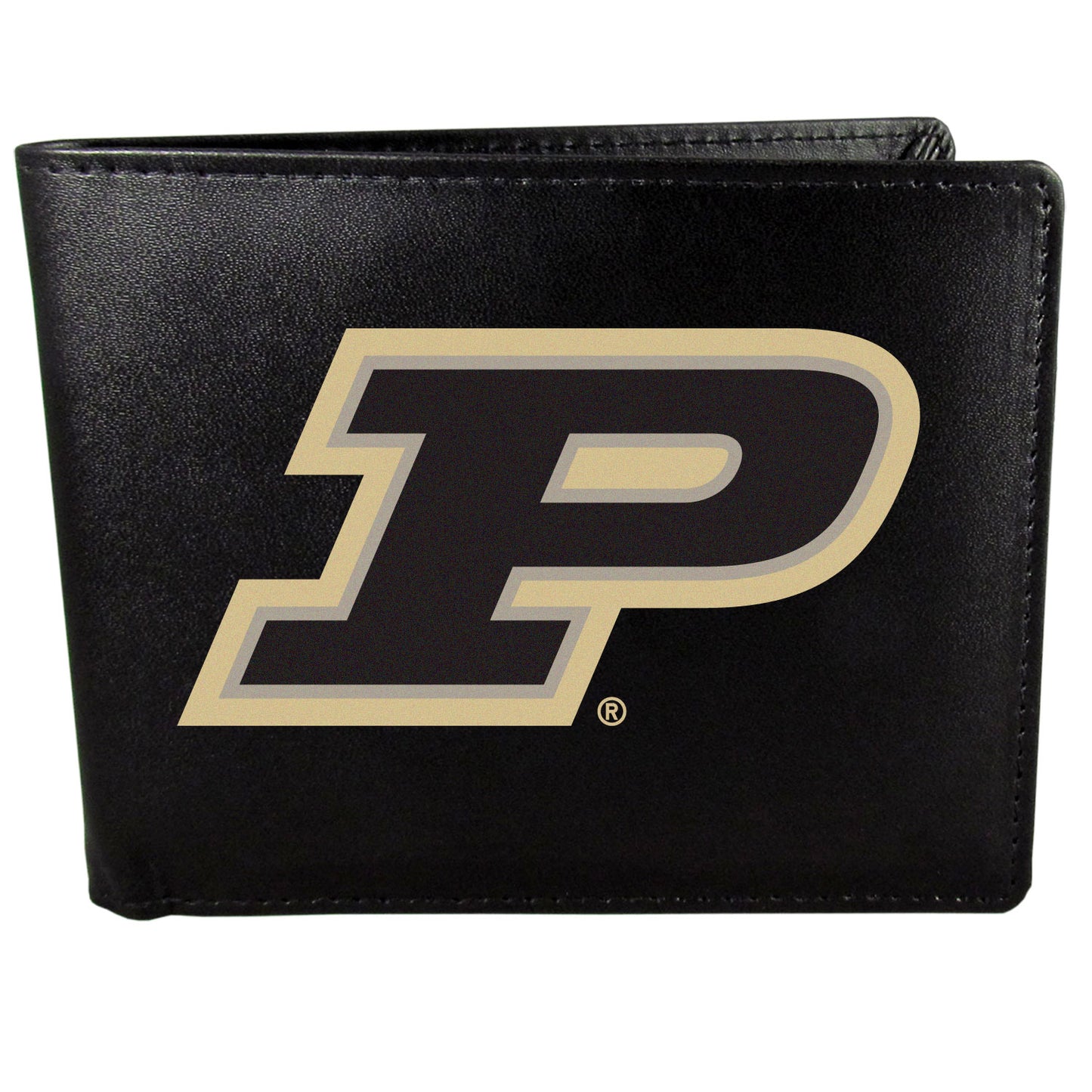 Purdue Boilermakers Leather Bi-fold Wallet, Large Logo