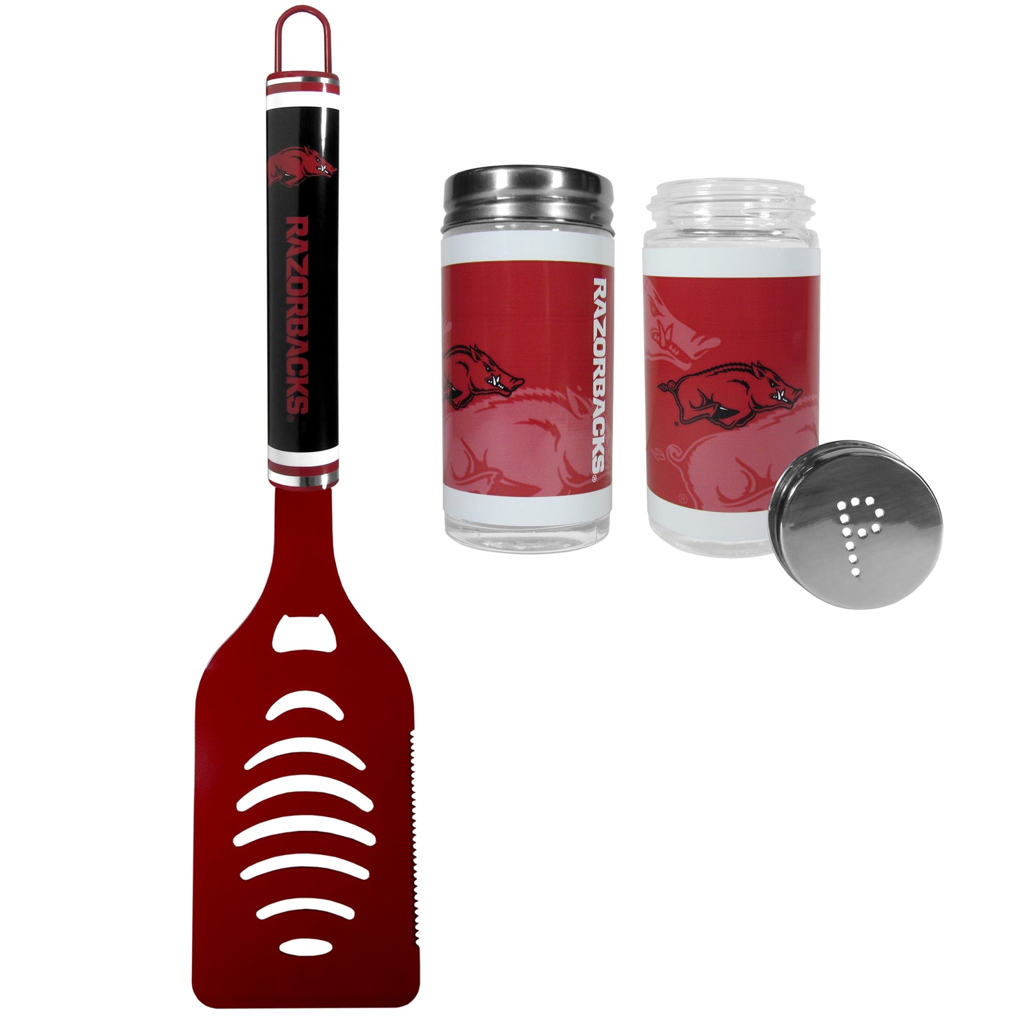 Arkansas Razorbacks Logo Spatula w/Shakers