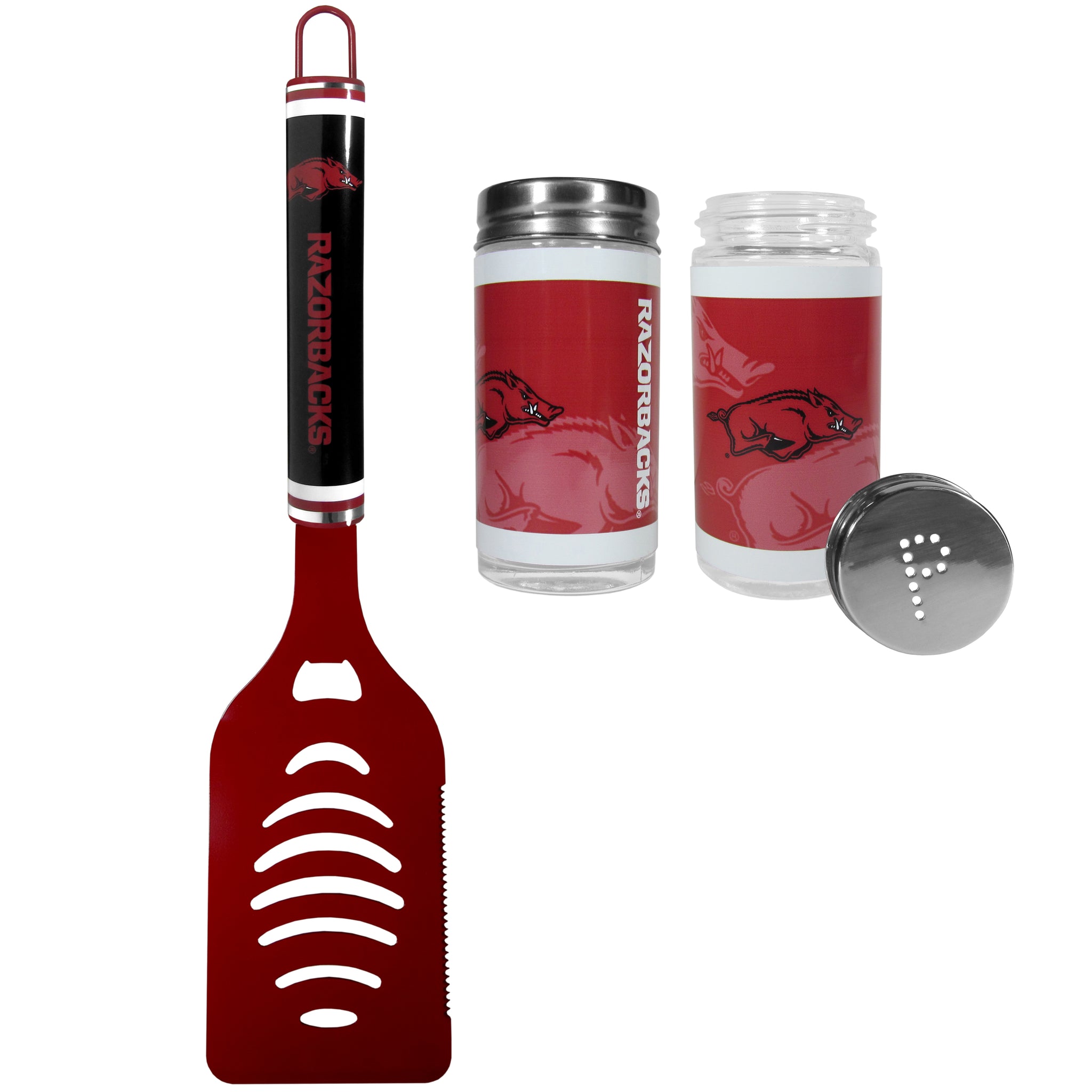 Arkansas Razorbacks Logo Spatula w/Shakers