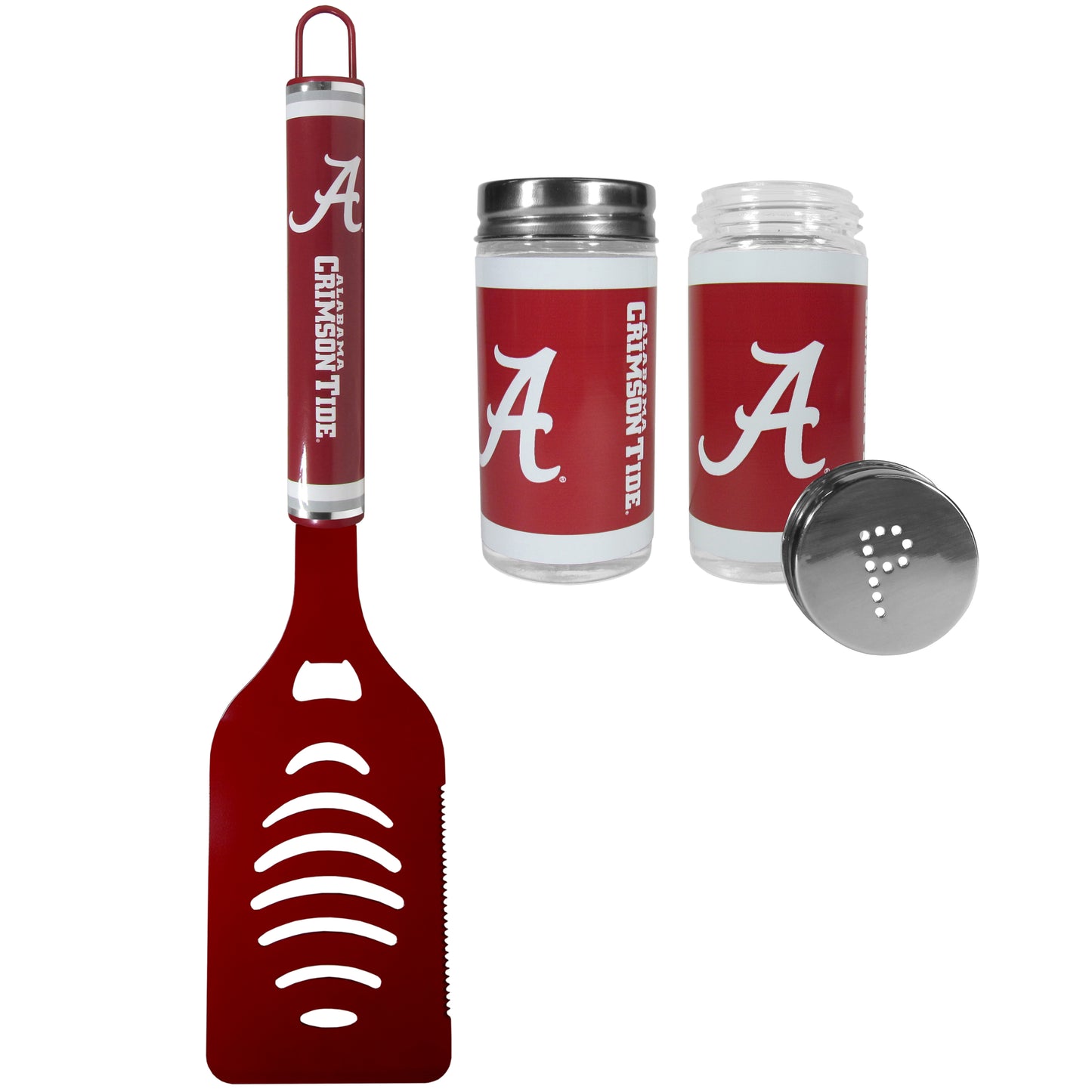Alabama Crimson Tide Logo Spatula w/Shakers