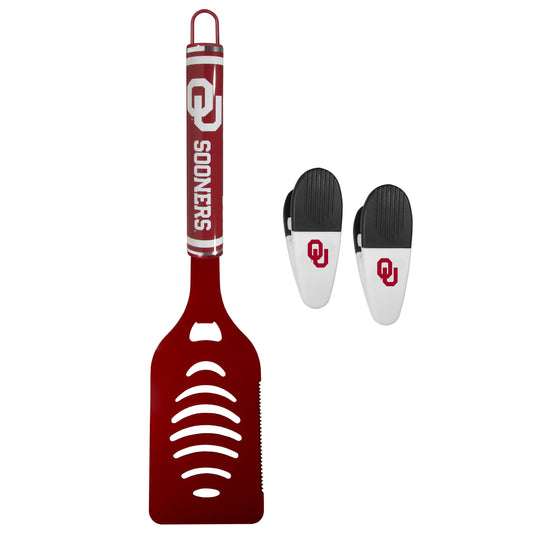 Oklahoma Sooners Logo Spatula/Chip Clips