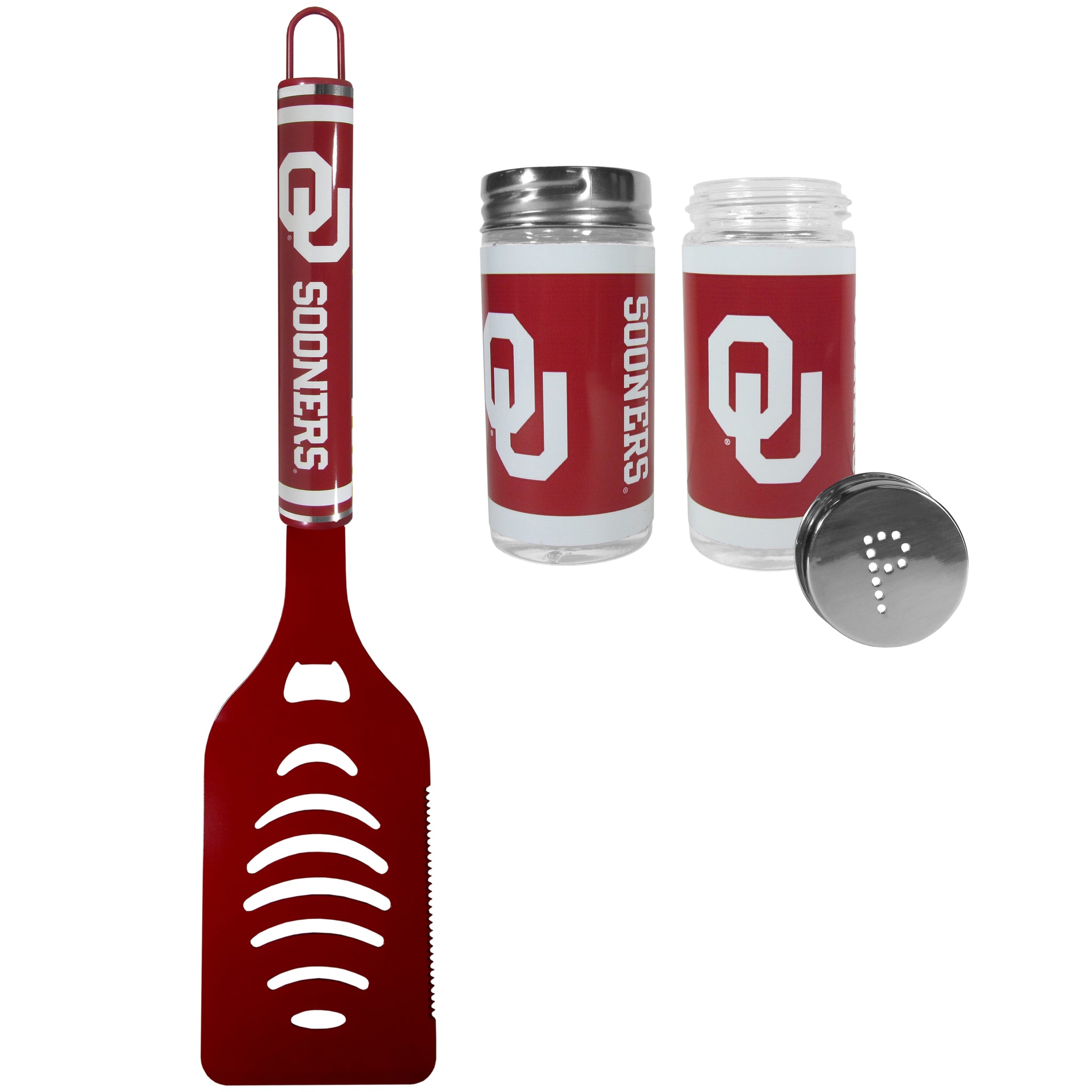 Oklahoma Sooners Logo Spatula w/Shakers