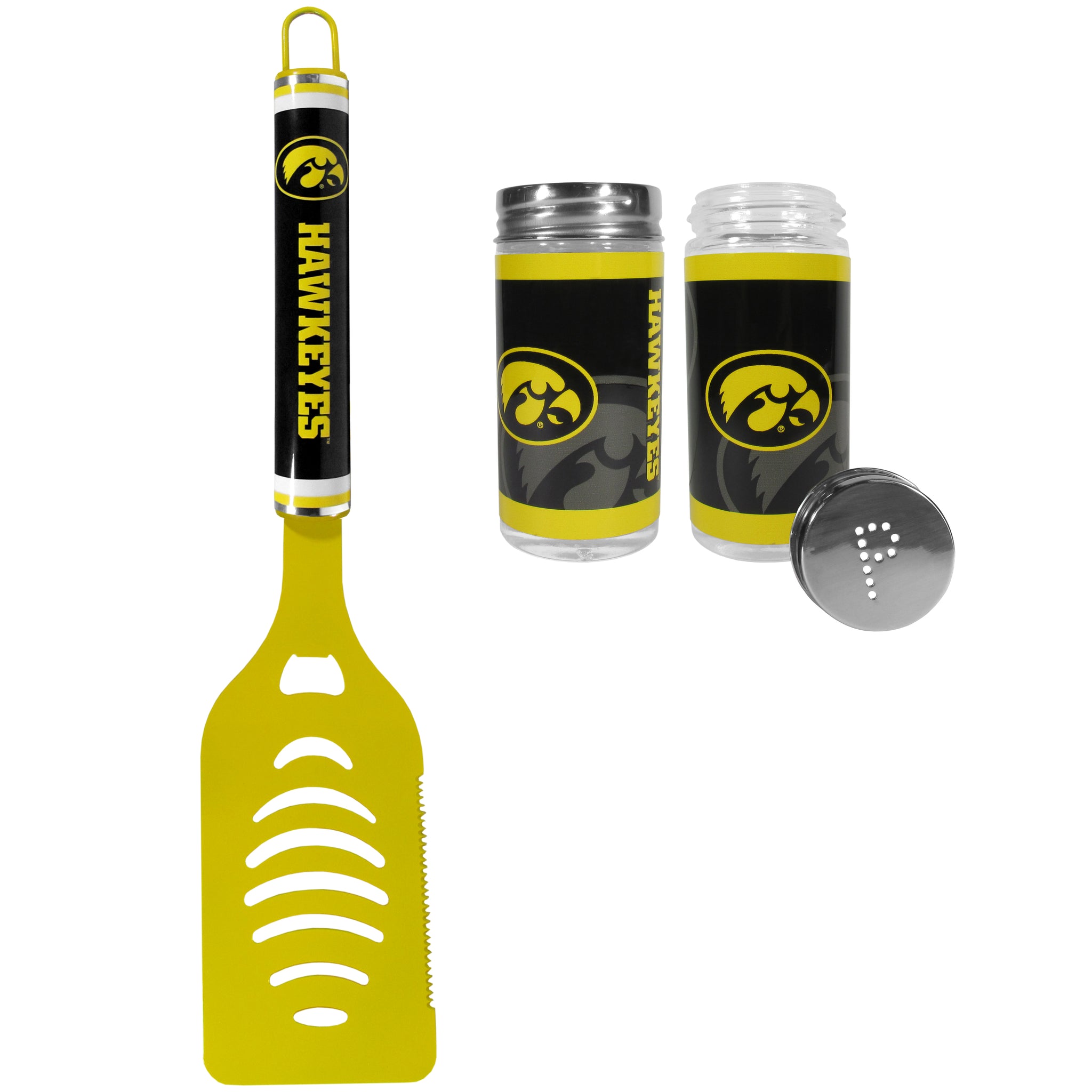 Iowa Hawkeyes Logo Spatula w/Shakers