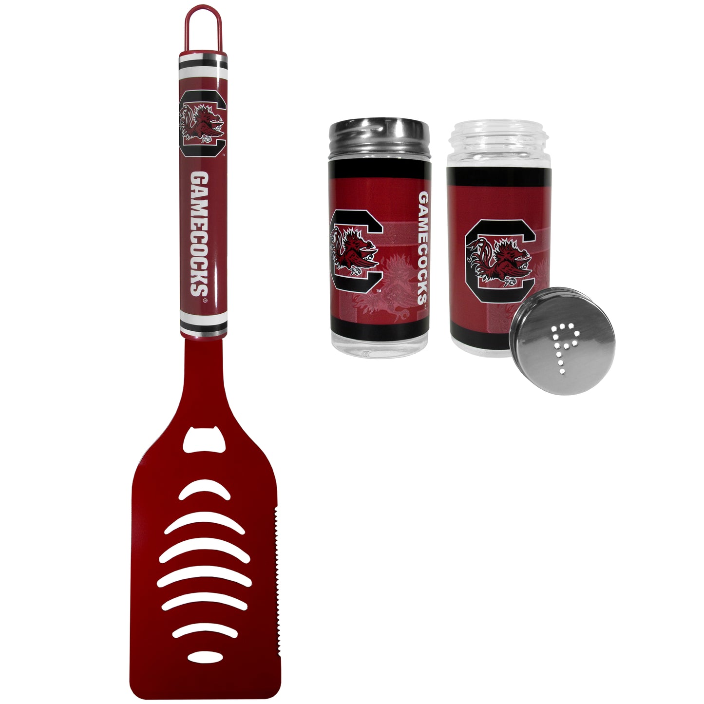 S. Carolina Gamecocks Logo Spatula w/Shakers