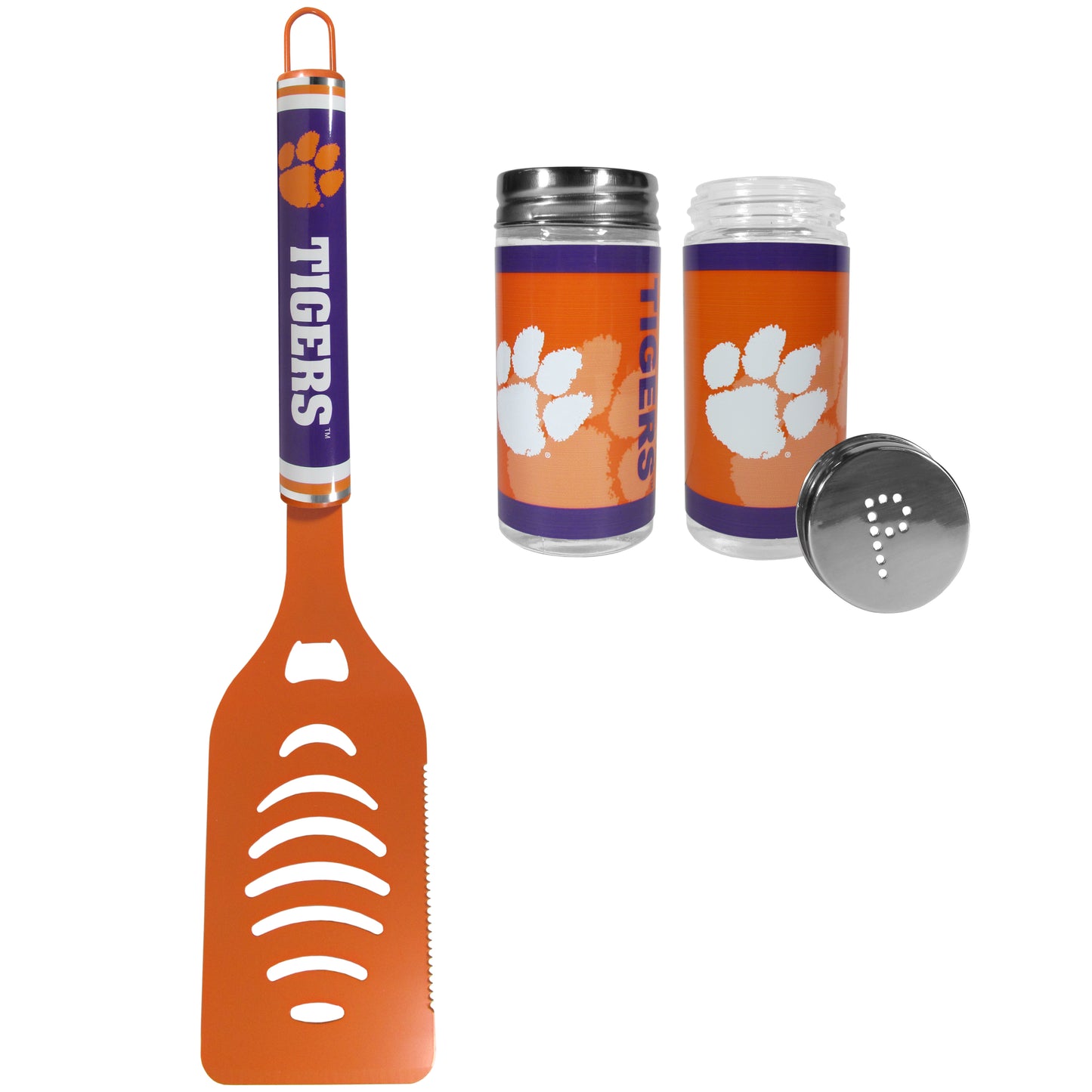 Clemson Tigers Logo Spatula w/Shakers